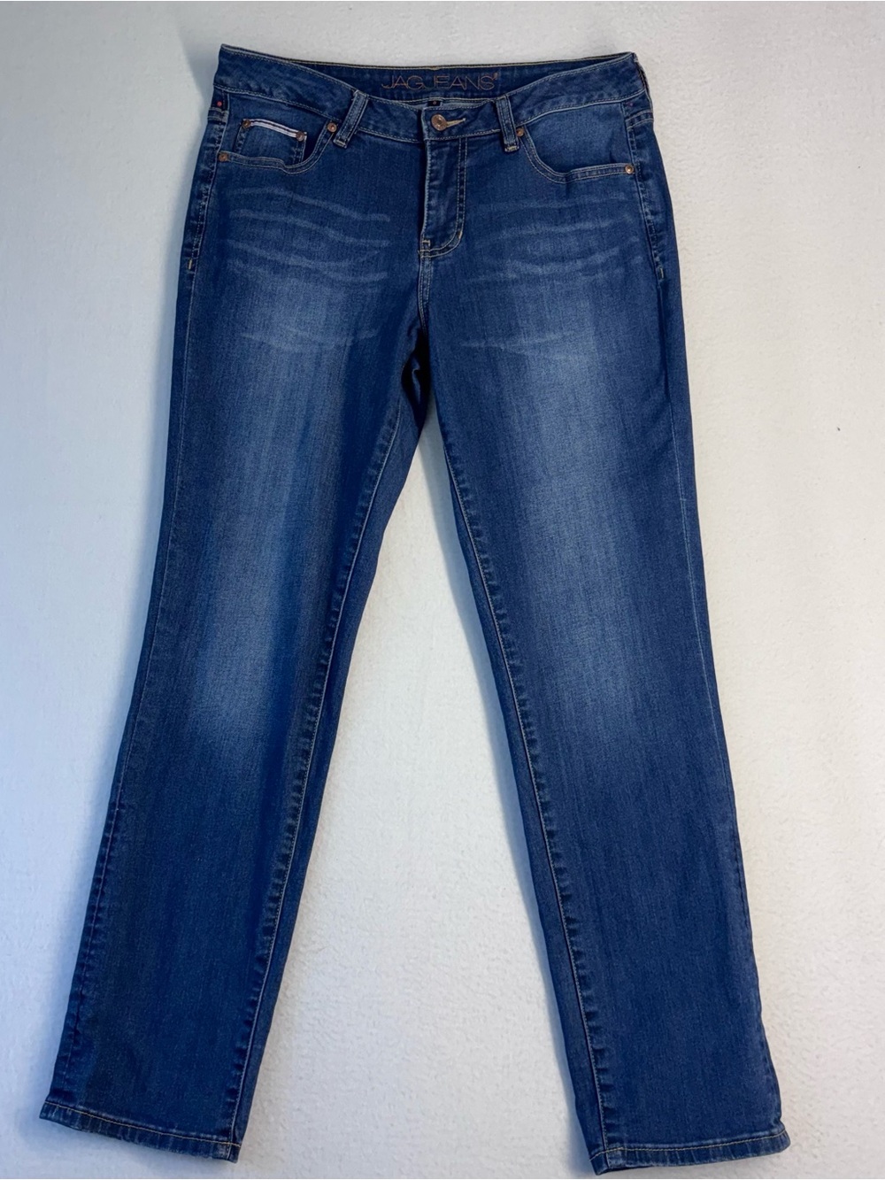 Jag Jeans Relaxed Boyfriend Jeans Size 8 Denim Straight Leg